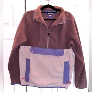 Patagonia 1/4 Zip Purple Fleece Pullover